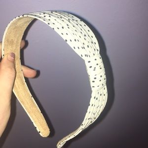 Accessories - Off White and Black Polka Dot Head Band Accessories - Off White and Black Polka Dot Head Band